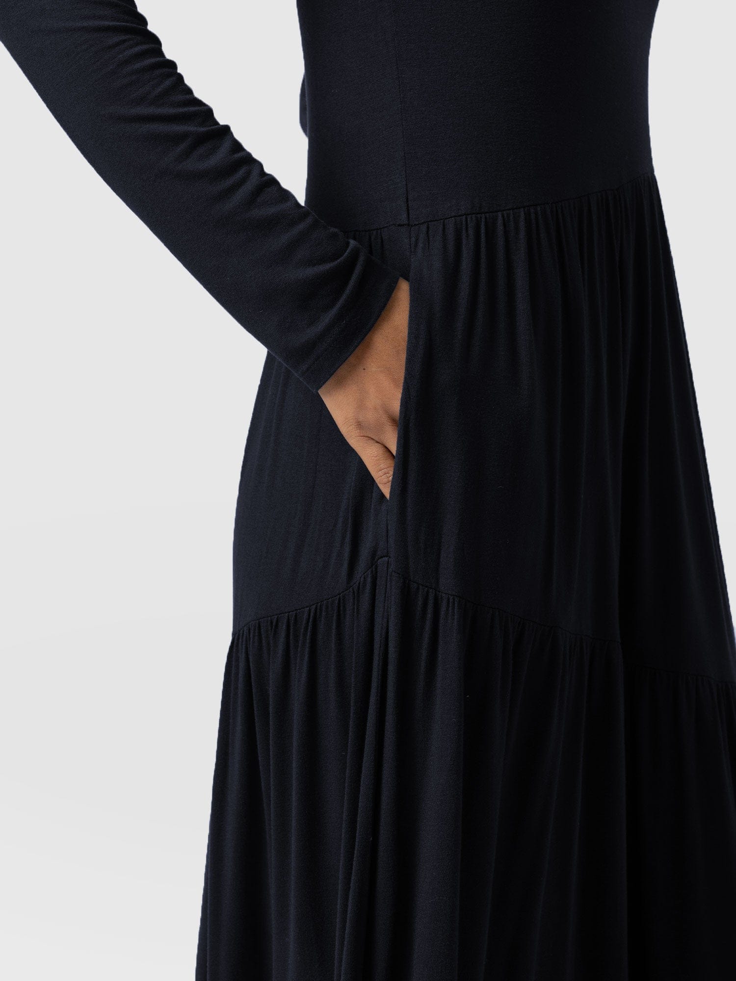 Greenwich Dress Asymmetric Navy - Women's Dresses | Saint + Sofia® EU